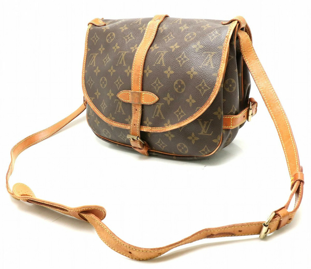 Louis Vuitton Shoulder Monogram Crossbody s Saumur Bag